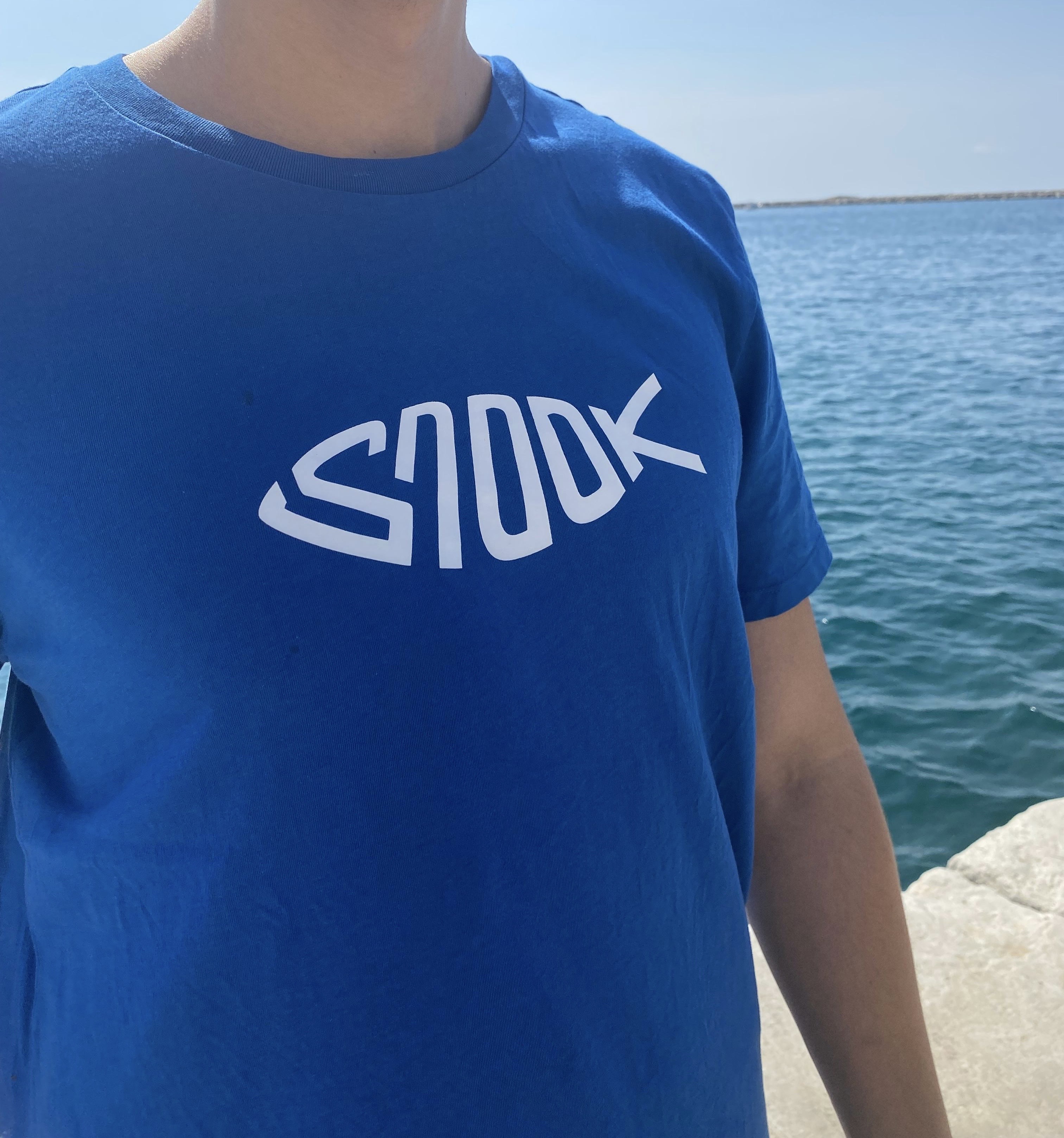 Modré triko s krátkým rukávem snook